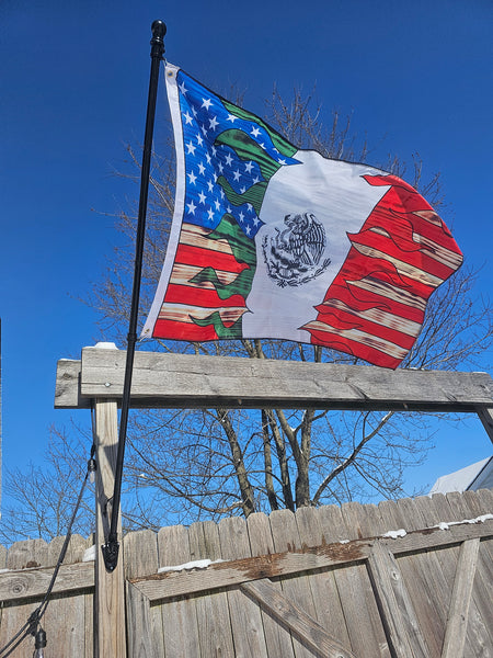 US/Mexico Outdoor Flag